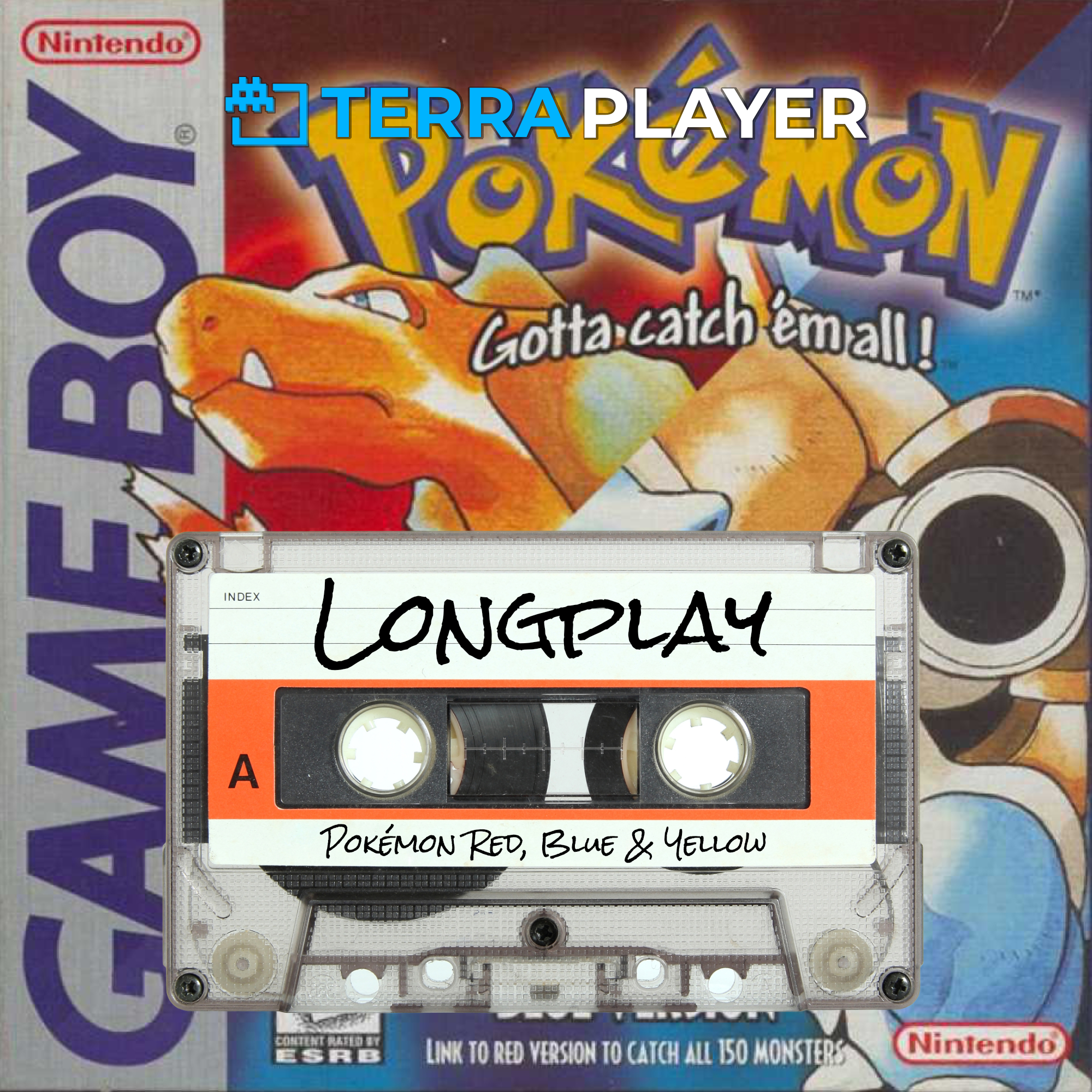 Pokémon Red, Blue & Yellow - podcast episode cover